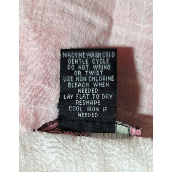 Question Knit Open Front Boho Vest With Fringed Hem - Size L - Picture 6 of 6